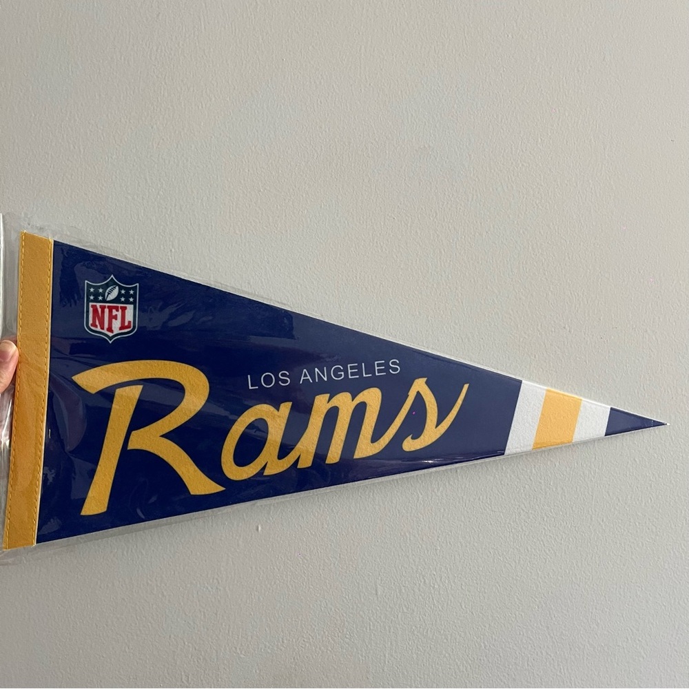 LA Rams Pennant and Sticker Set